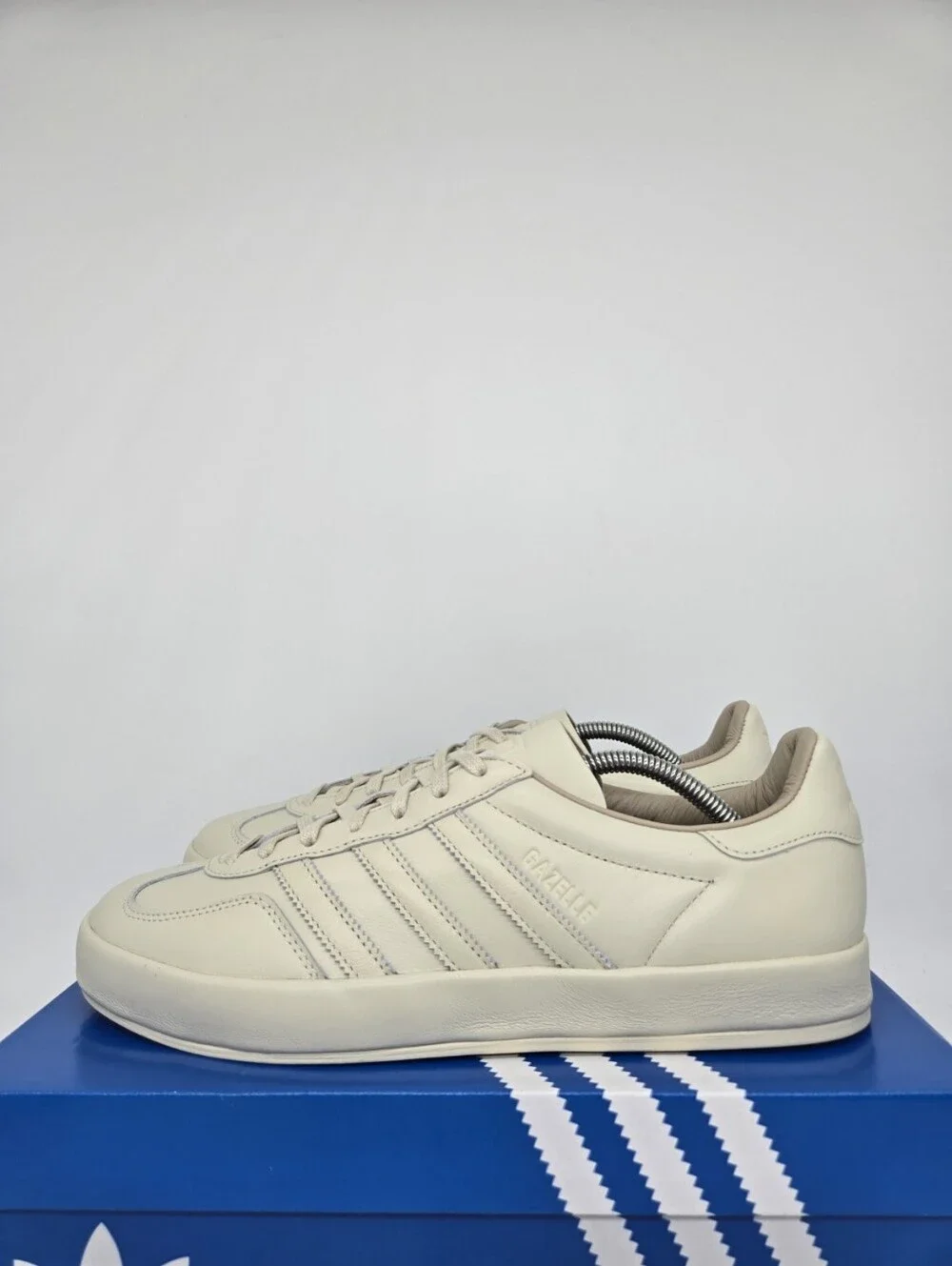 adidas Men's Gazelle Indoor Luxe JI3508 Pack Alumina Shoes Size 7.5